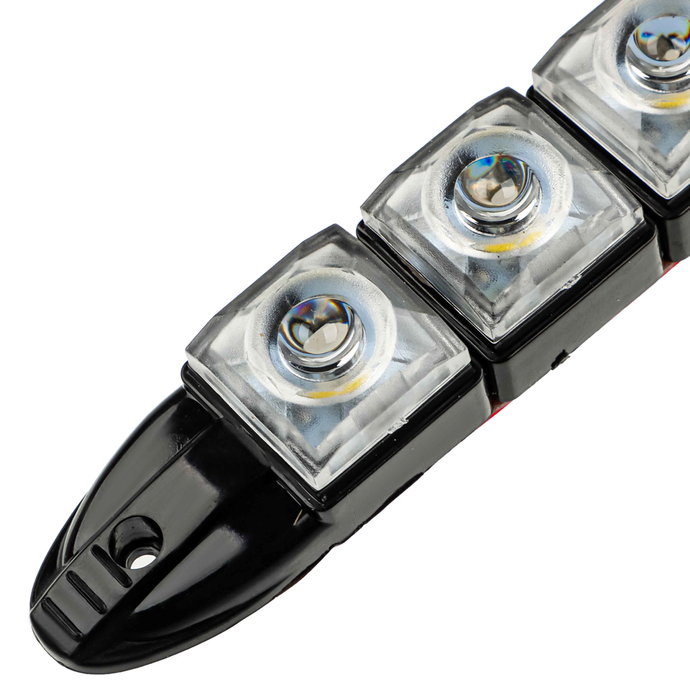 ЕРМАК Дневные ходовые огни, LED 8шт, гибкий пласт. корп., 220мм, 12V, белый, 2шт. — изображение 3